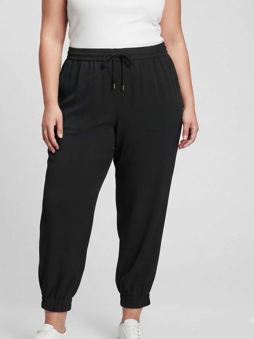 ANN TAYLOR  Black Elastic Waist Jogger size XXL